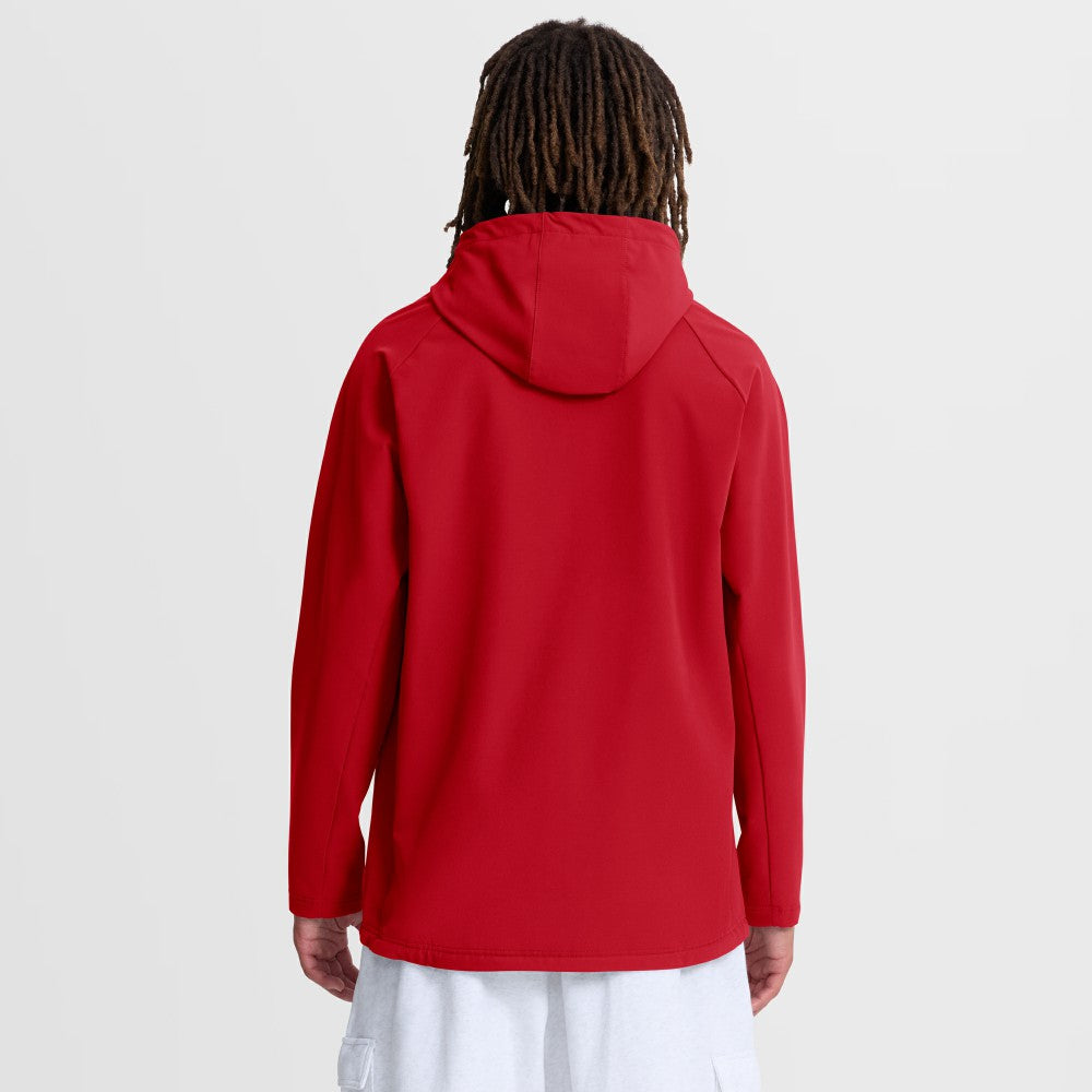 Los Angeles Angels Authentic Collection Raglan Therma-FIT Full-Zip Hooded Jacket Red | Nike