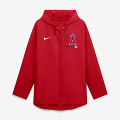 Los Angeles Angels Authentic Collection Raglan Therma-FIT Full-Zip Hooded Jacket Red | Nike