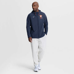 Houston Astros Authentic Collection Raglan Therma-FIT Full-Zip Hooded Jacket Navy | Nike