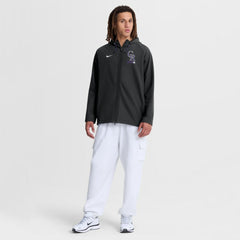 Colorado Rockies Authentic Collection Raglan Therma-FIT Full-Zip Hooded Jacket Black | Nike