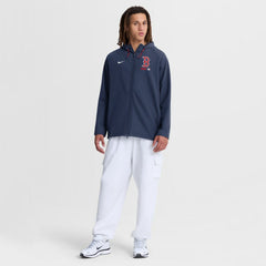 Boston Red Sox Authentic Collection Raglan Therma-FIT Full-Zip Hooded Jacket Navy | Nike