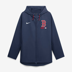 Boston Red Sox Authentic Collection Raglan Therma-FIT Full-Zip Hooded Jacket Navy | Nike