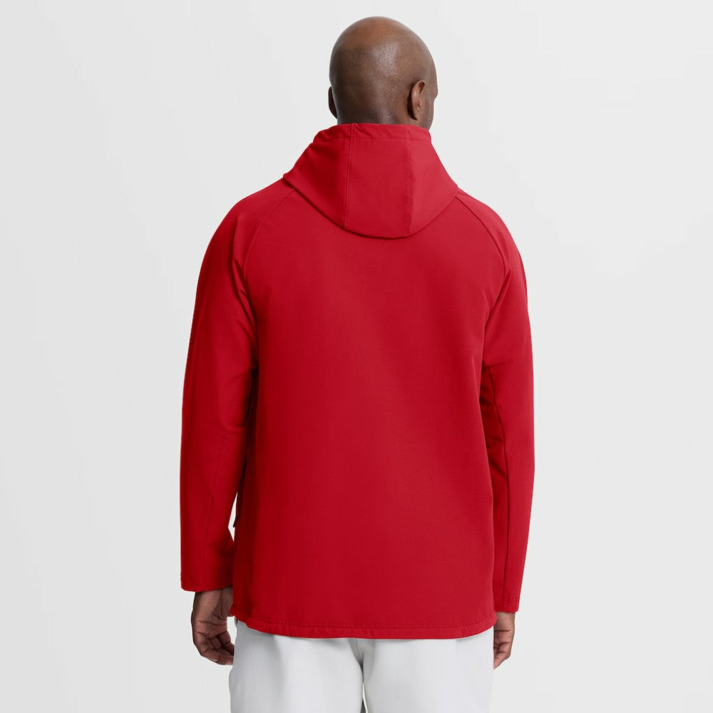 Philadelphia Phillies Authentic Collection Raglan Therma-FIT Full-Zip Hooded Jacket Red | Nike