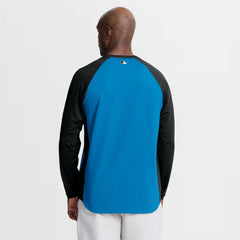 Miami Marlins Authentic Collection Raglan Dri-FIT Sweatshirt Blue | Nike