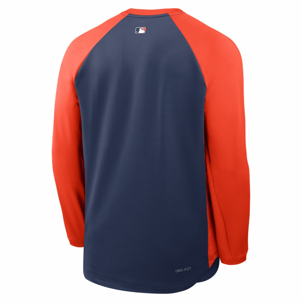 Houston Astros Authentic Collection Raglan Dri-FIT Sweatshirt Navy | Nike