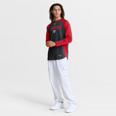 Washington Nationals Authentic Collection Raglan Dri-FIT Sweatshirt Navy | Nike