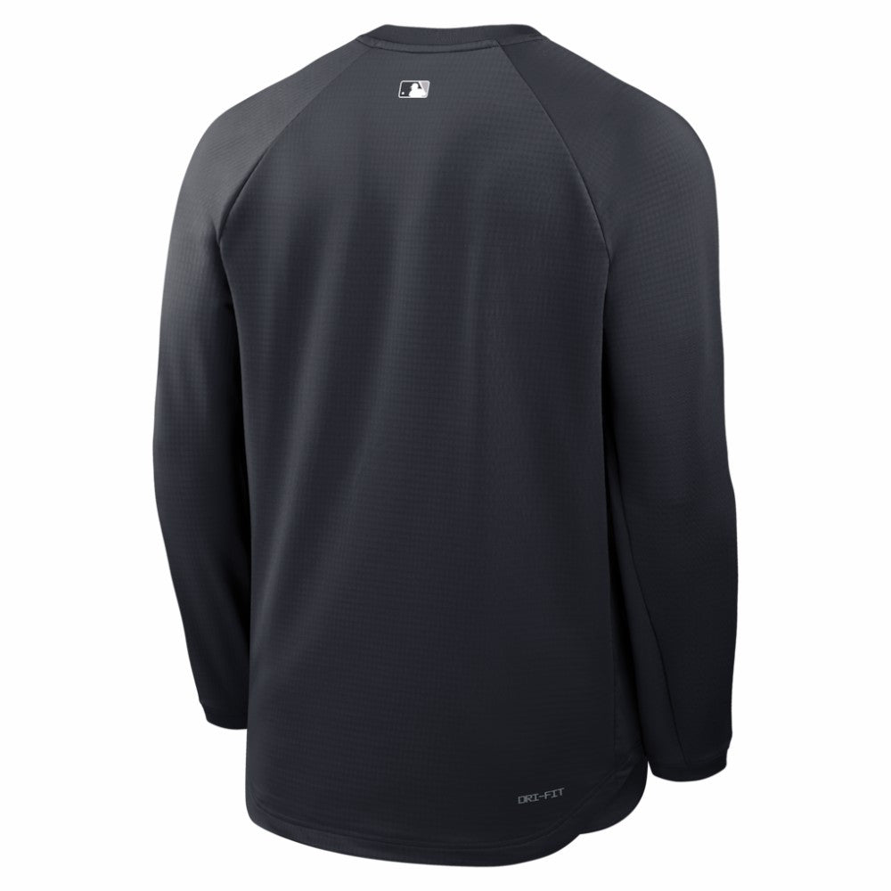 New York Yankees Authentic Collection Raglan Dri-FIT Sweatshirt Navy | Nike