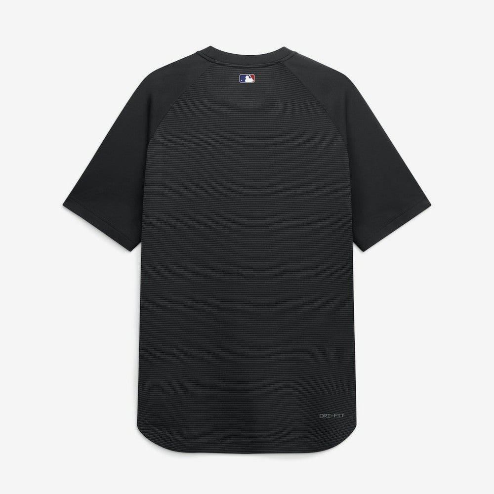 Los Angeles Dodgers Authentic Collection Batting Practice Pre-Game Raglan Dri-FIT Top Black | Nike