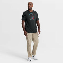 Arizona Diamondbacks Authentic Collection Batting Practice Pre-Game Raglan Dri-FIT Top Black | Nike
