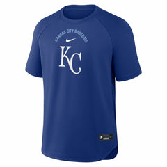 Kansas City Royals Authentic Collection Batting Practice Pre-Game Raglan Dri-FIT Top Royal | Nike