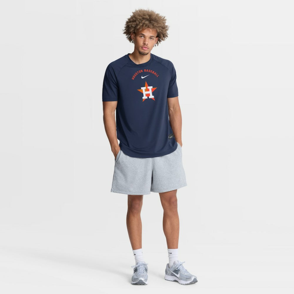 Houston Astros Authentic Collection Batting Practice Pre-Game Raglan Dri-FIT Top Navy | Nike