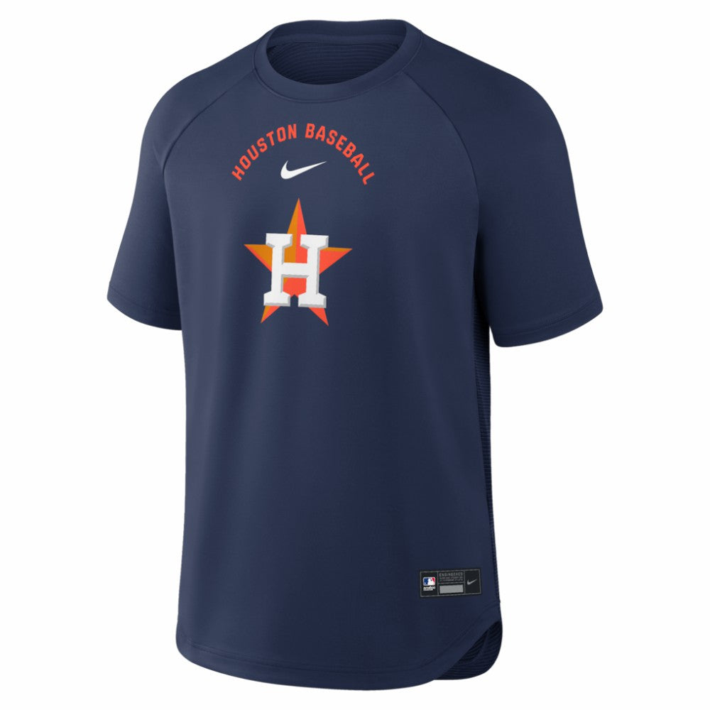 Houston Astros Authentic Collection Batting Practice Pre-Game Raglan Dri-FIT Top Navy | Nike
