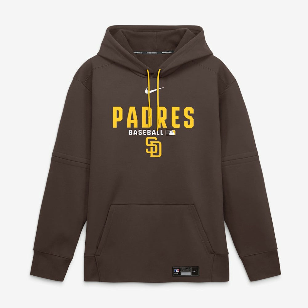 San Diego Padres Authentic Collection Therma-FIT Hoodie Brown | Nike