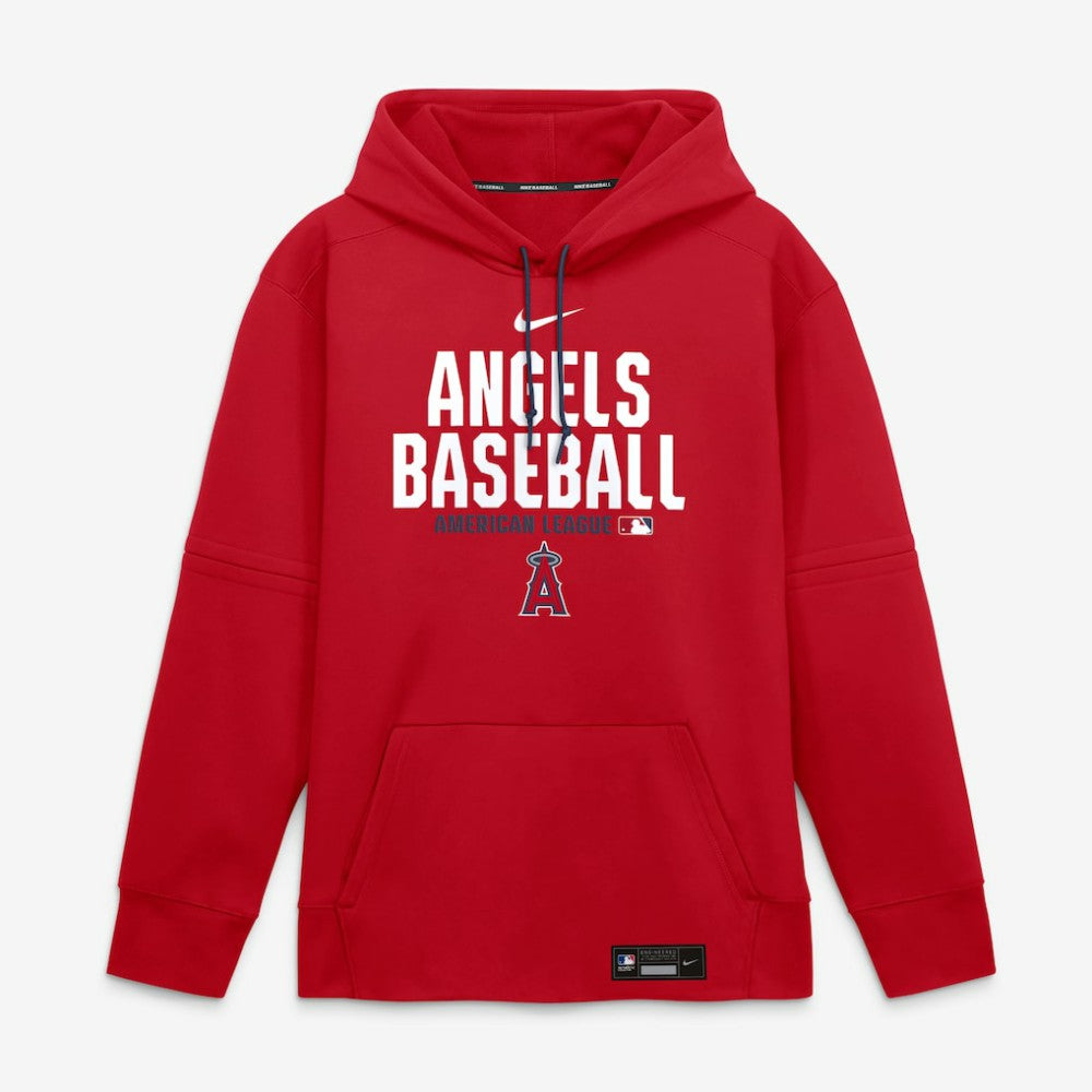 Los Angeles Angels Authentic Collection Therma-FIT Hoodie Red | Nike
