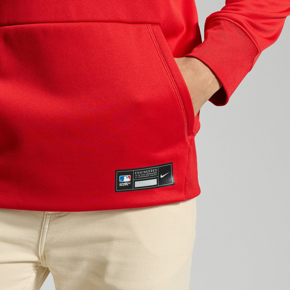 Los Angeles Angels Authentic Collection Therma-FIT Hoodie Red | Nike