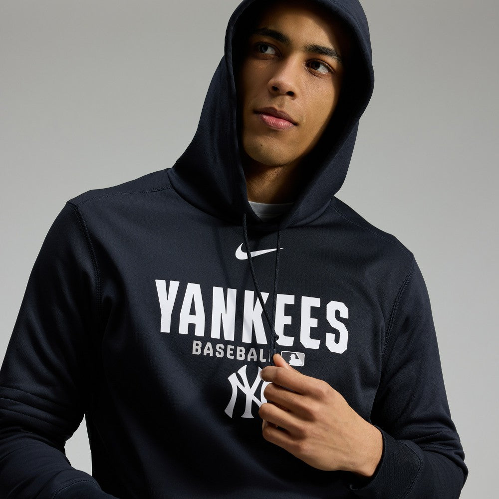 New York Yankees Authentic Collection Therma-FIT Hoodie Navy | Nike