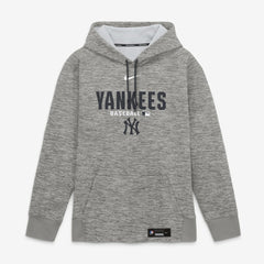 New York Yankees Authentic Collection Therma-FIT Hoodie Heather Charcoal | Nike