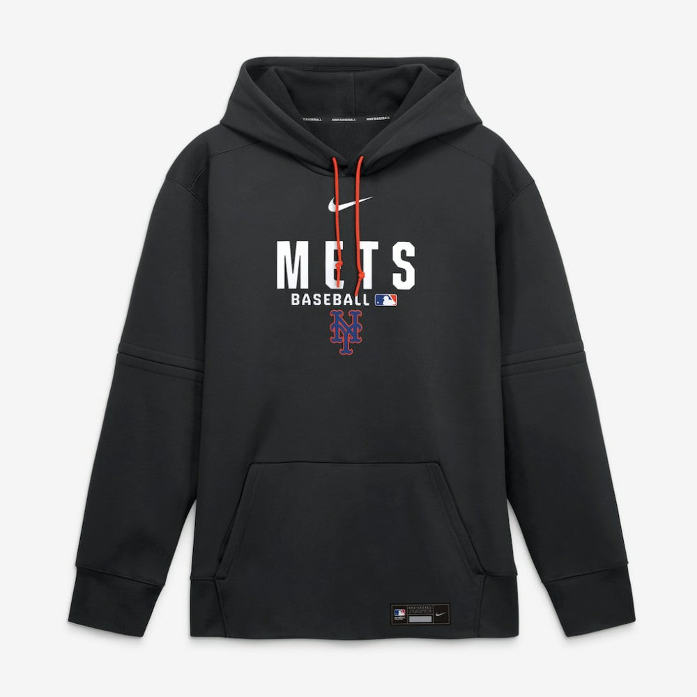 New York Mets Authentic Collection Therma-FIT Hoodie Black | Nike