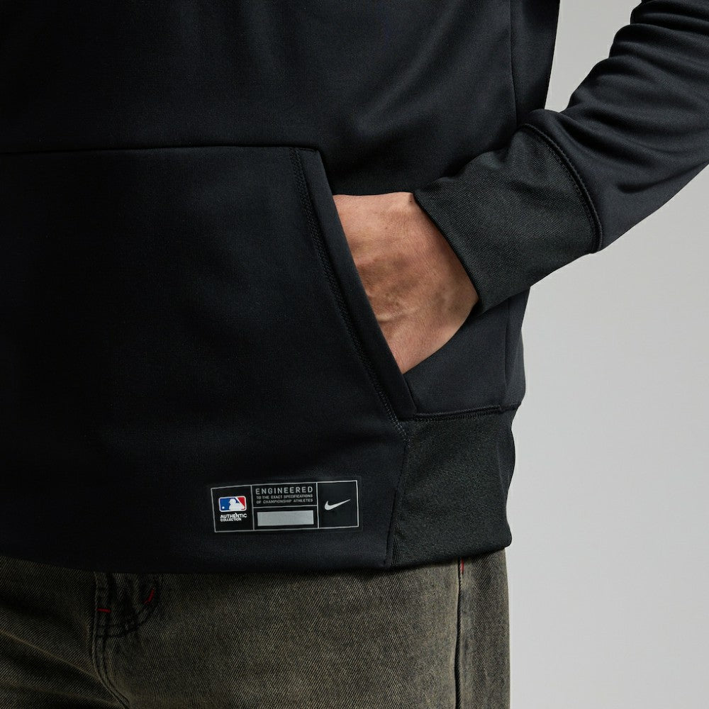 New York Mets Authentic Collection Therma-FIT Hoodie Black | Nike