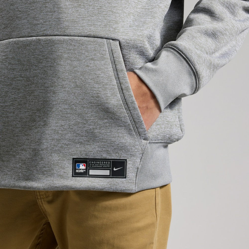 Baltimore Orioles Authentic Collection Therma-FIT Hoodie Heather Charcoal | Nike