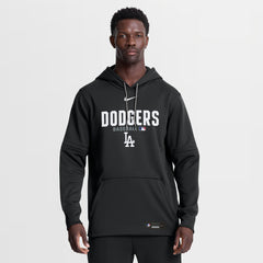 Los Angeles Dodgers Authentic Collection Therma-FIT Hoodie Black | Nike