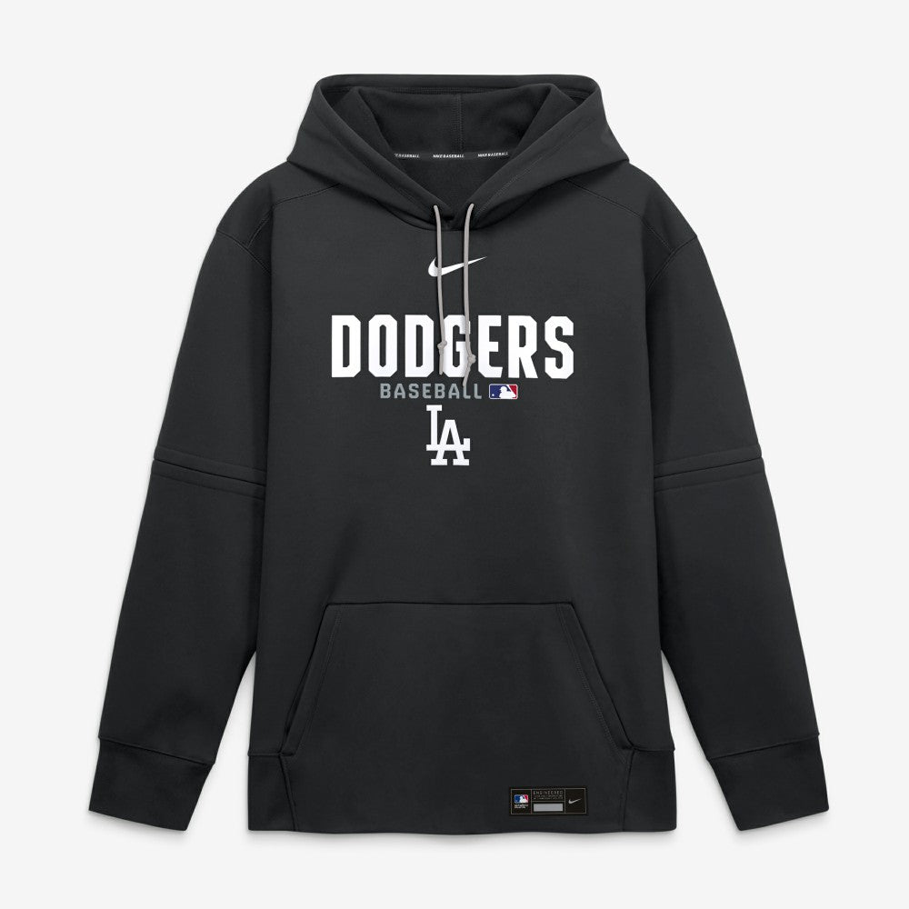 Los Angeles Dodgers Authentic Collection Therma-FIT Hoodie Black | Nike