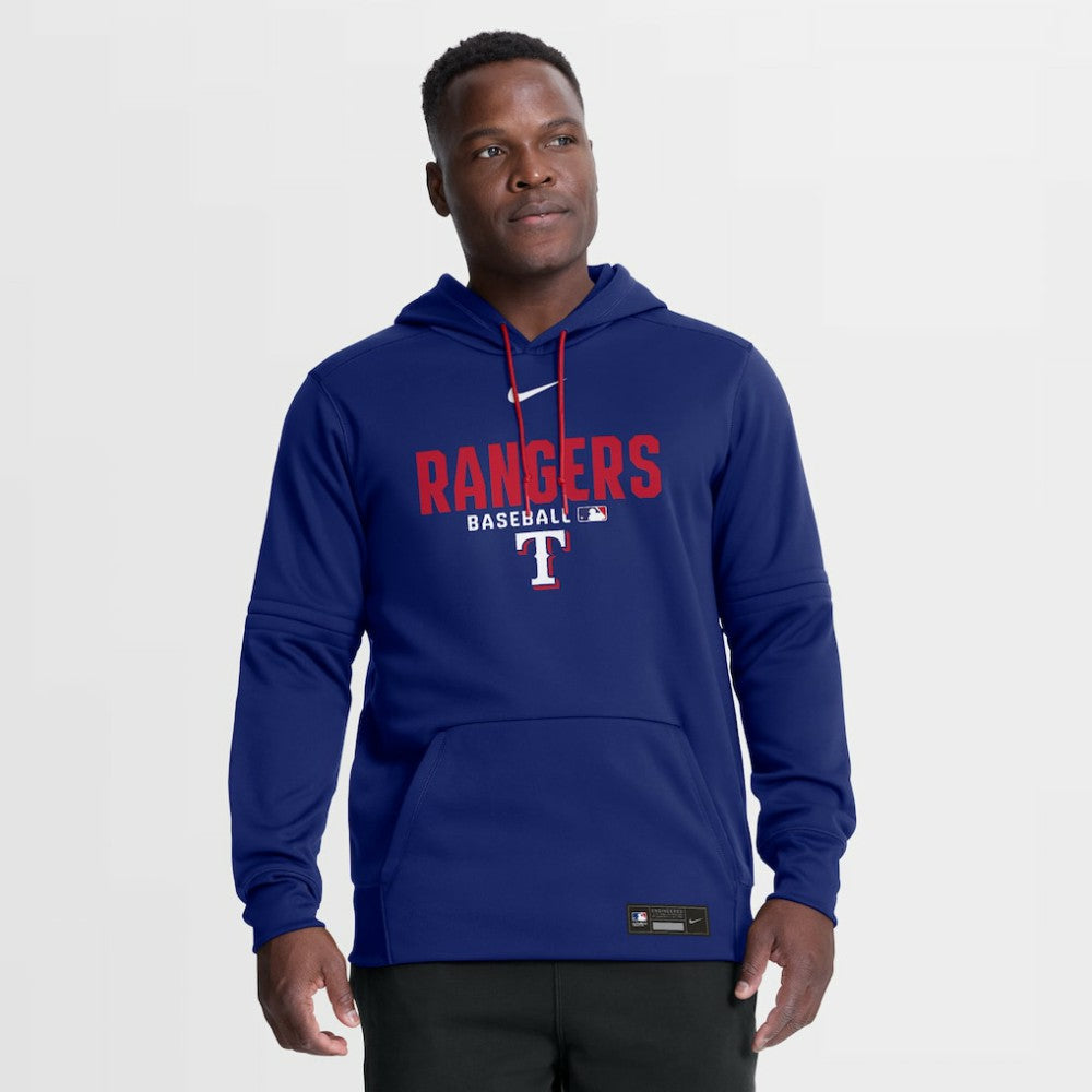 Texas Rangers Authentic Collection Therma-FIT Hoodie Royal | Nike