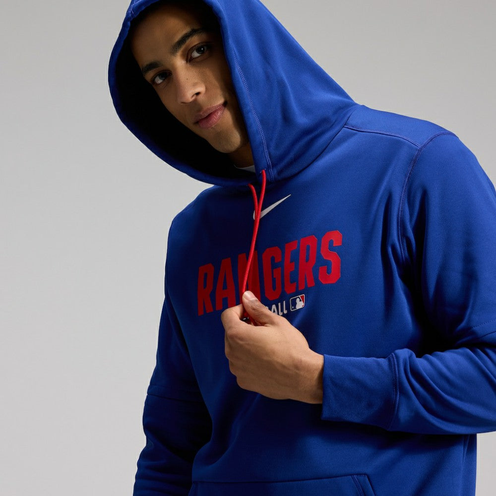 Texas Rangers Authentic Collection Therma-FIT Hoodie Royal | Nike
