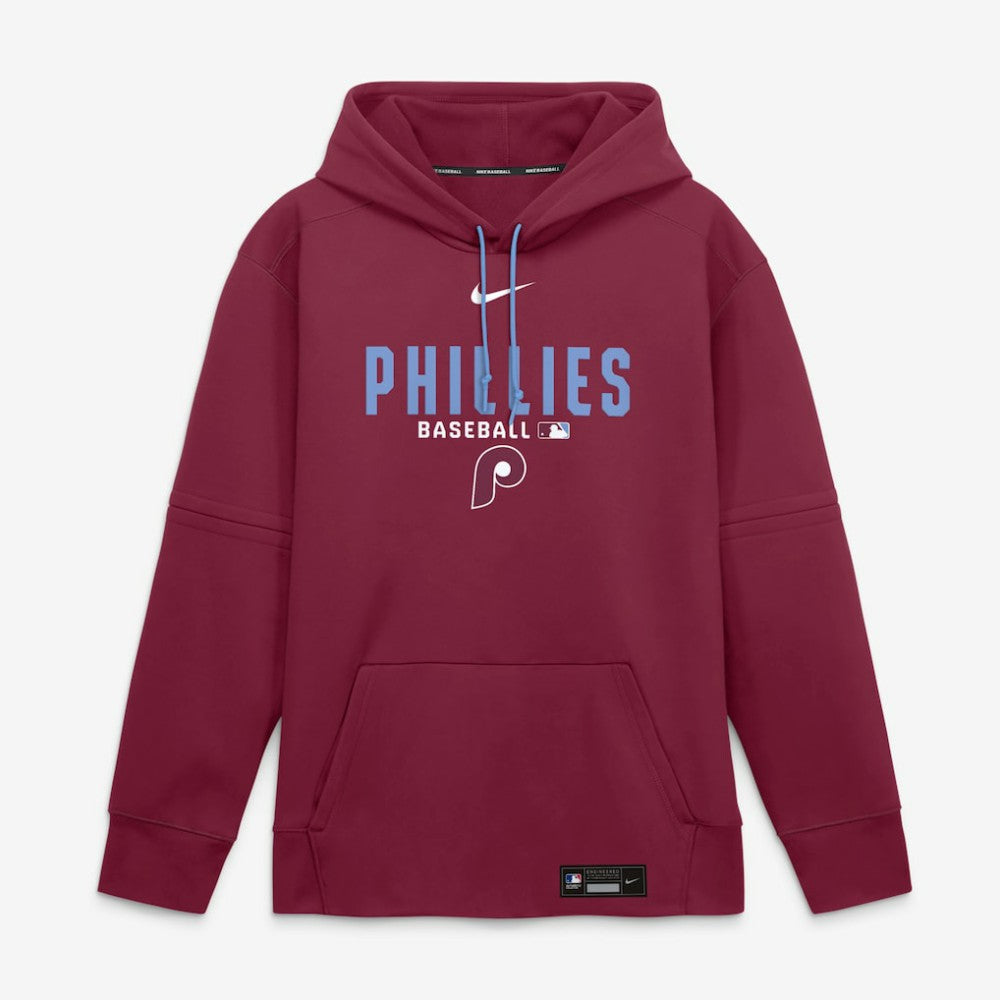 Philadelphia Phillies Authentic Collection Therma-FIT Hoodie Burgundy | Nike