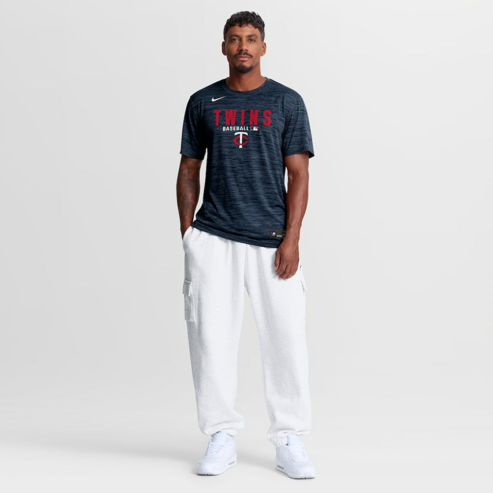 Minnesota Twins Authentic Collection Velocity Dri-FIT T-Shirt Navy | Nike