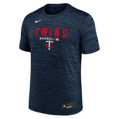 Minnesota Twins Authentic Collection Velocity Dri-FIT T-Shirt Navy | Nike