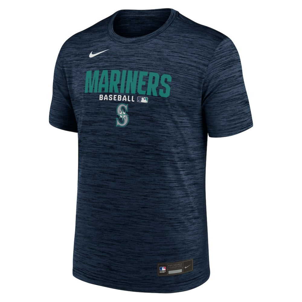Seattle Mariners Authentic Collection Velocity Dri-FIT T-Shirt Navy | Nike