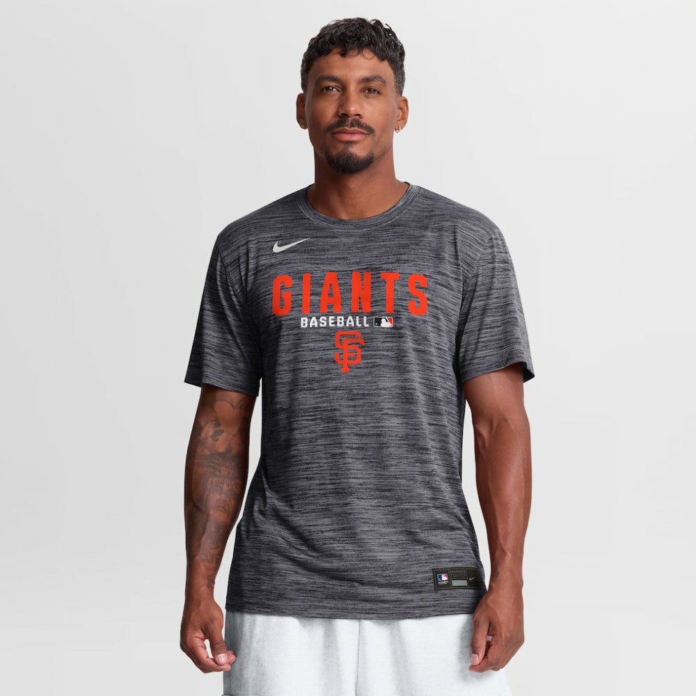 San Francisco Giants Authentic Collection Velocity Dri-FIT T-Shirt Black | Nike