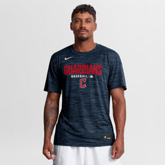 Cleveland Guardians Authentic Collection Velocity Dri-FIT T-Shirt Navy | Nike