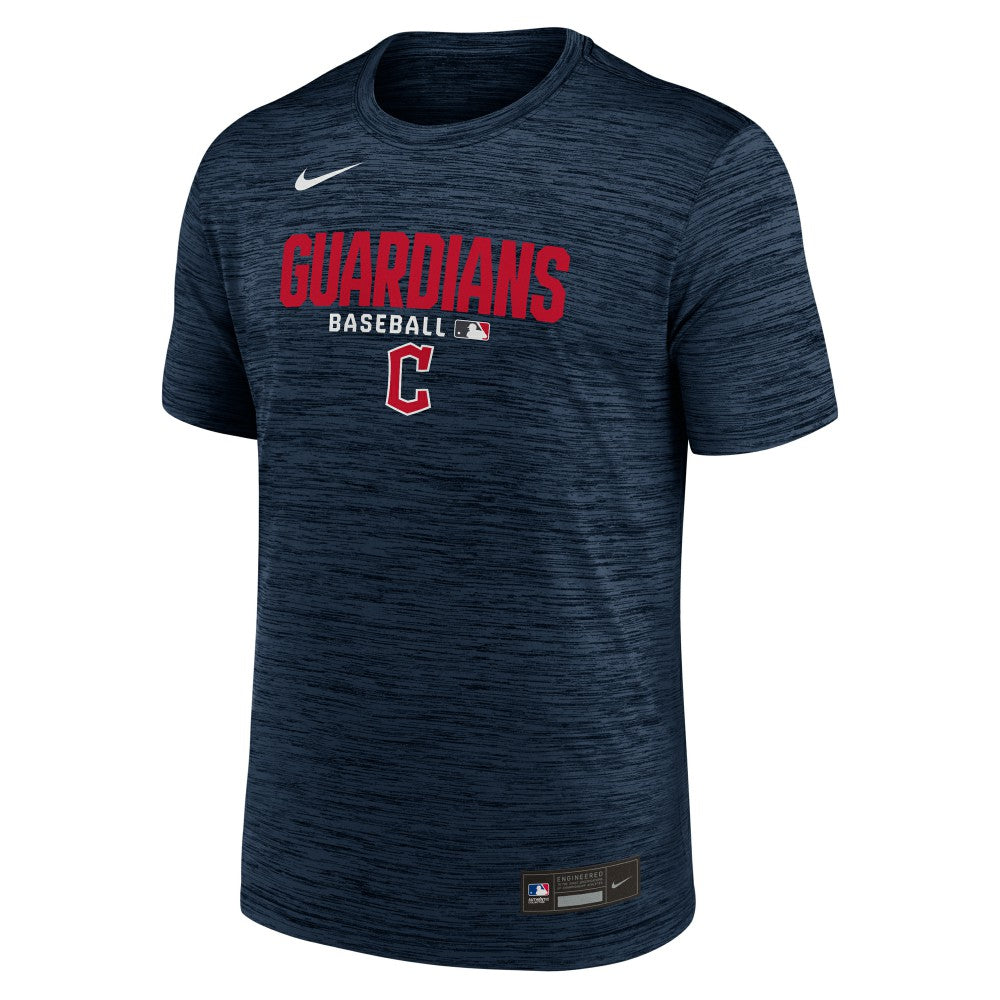 Cleveland Guardians Authentic Collection Velocity Dri-FIT T-Shirt Navy | Nike