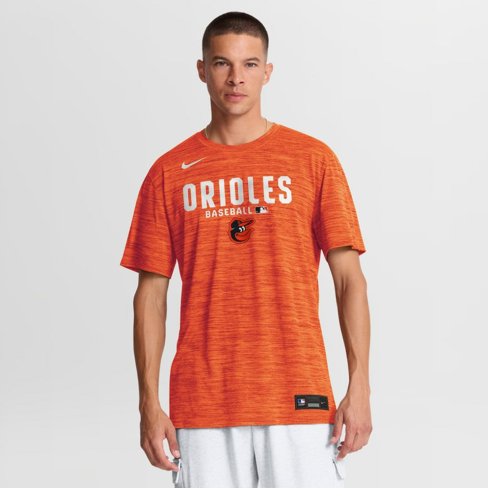 Baltimore Orioles Authentic Collection Velocity Dri-FIT T-Shirt Orange | Nike