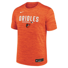 Baltimore Orioles Authentic Collection Velocity Dri-FIT T-Shirt Orange | Nike
