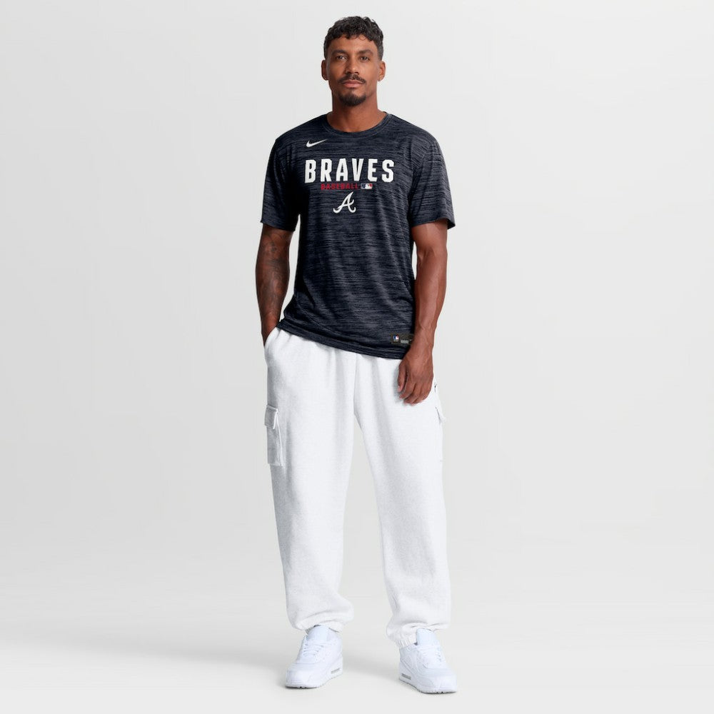 Atlanta Braves Authentic Collection Velocity Dri-FIT T-Shirt Navy | Nike