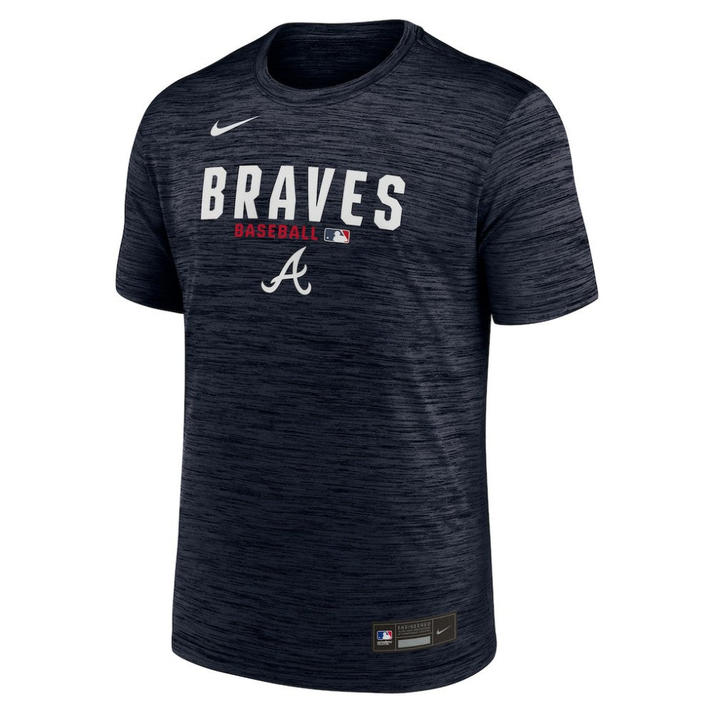 Atlanta Braves Authentic Collection Velocity Dri-FIT T-Shirt Navy | Nike