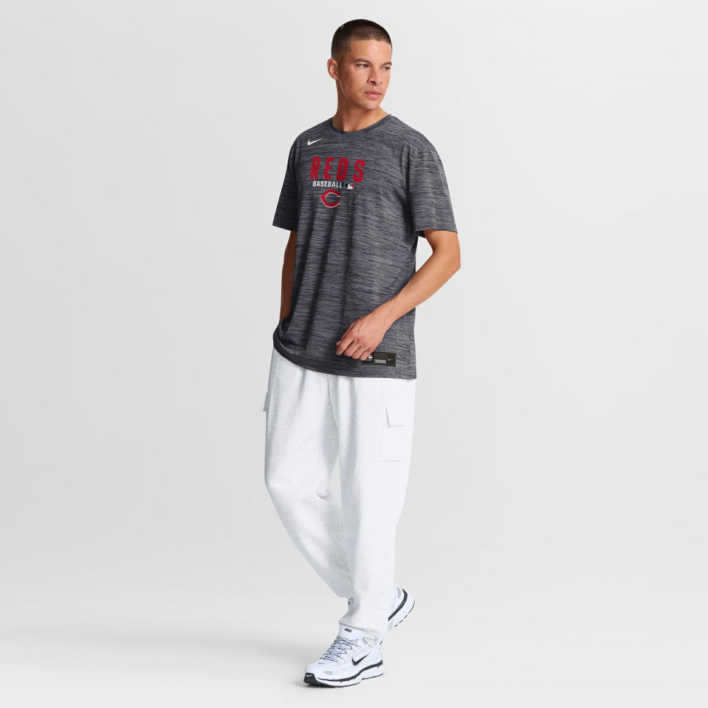 Cincinnati Reds Authentic Collection Velocity Dri-FIT T-Shirt Black | Nike