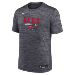 Cincinnati Reds Authentic Collection Velocity Dri-FIT T-Shirt Black | Nike