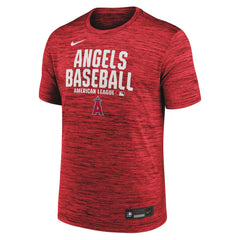 Los Angeles Angels Authentic Collection Velocity Dri-FIT T-Shirt Red | Nike