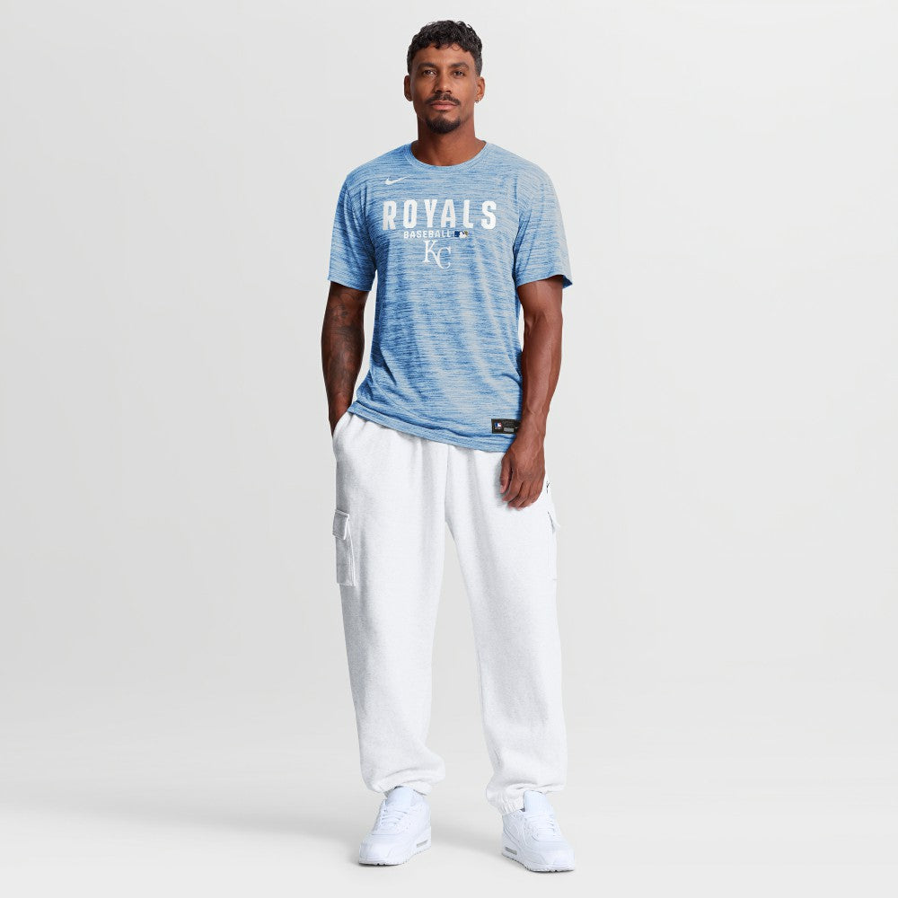 Kansas City Royals Authentic Collection Velocity Dri-FIT T-Shirt Light Blue | Nike