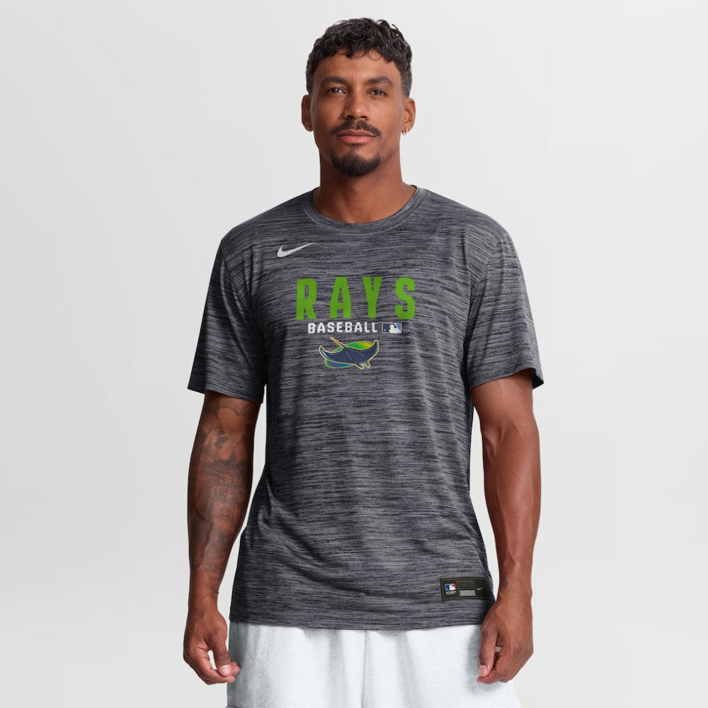 Tampa Bay Rays Authentic Collection Velocity Dri-FIT T-Shirt Black | Nike