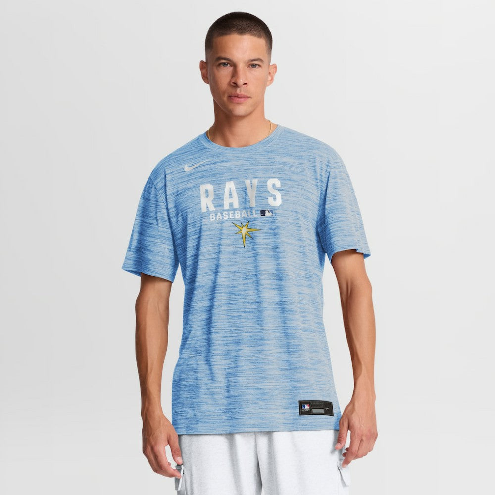 Tampa Bay Rays Authentic Collection Velocity Dri-FIT T-Shirt Light Blue | Nike