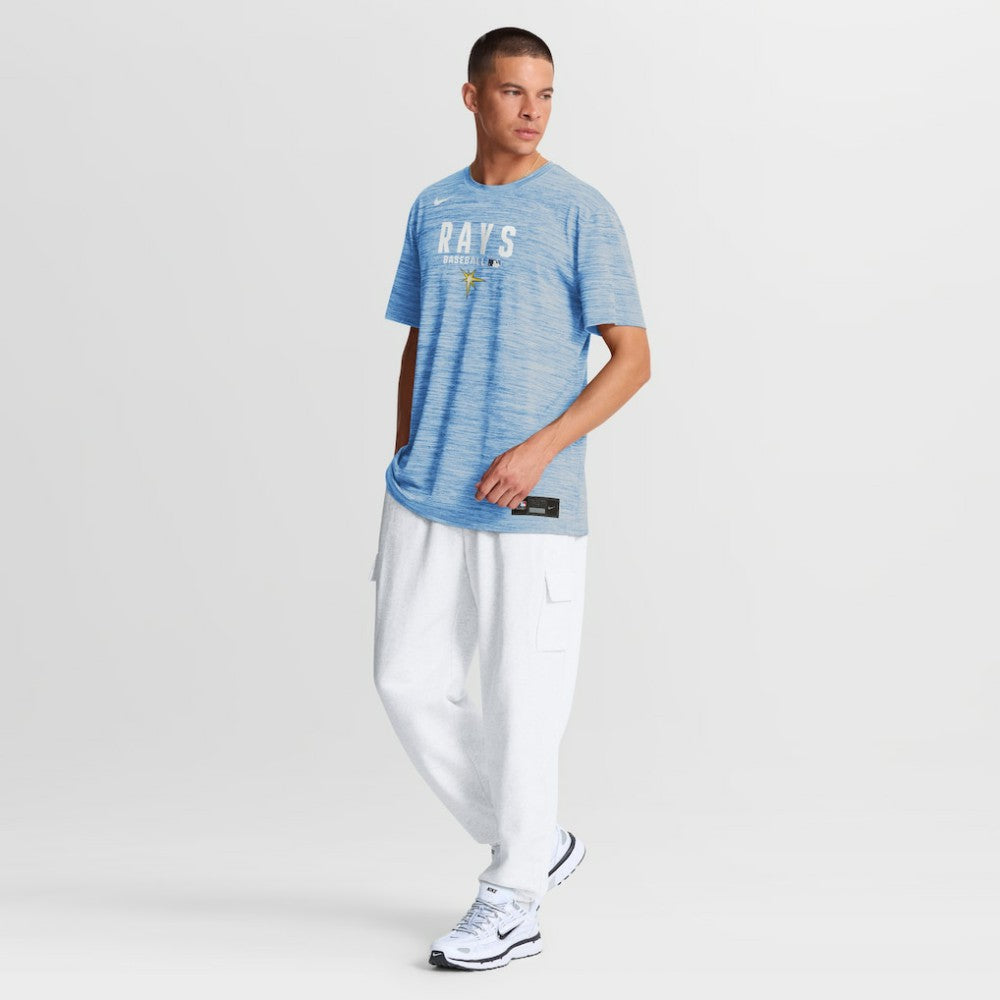 Tampa Bay Rays Authentic Collection Velocity Dri-FIT T-Shirt Light Blue | Nike