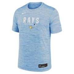 Tampa Bay Rays Authentic Collection Velocity Dri-FIT T-Shirt Light Blue | Nike