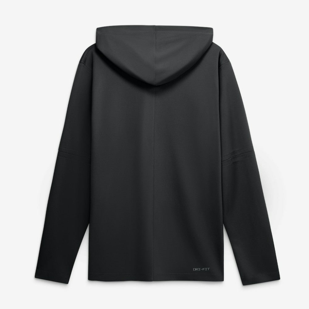 New York Mets Authentic Collection Dri-FIT Long Sleeve Hooded T-Shirt Black | Nike