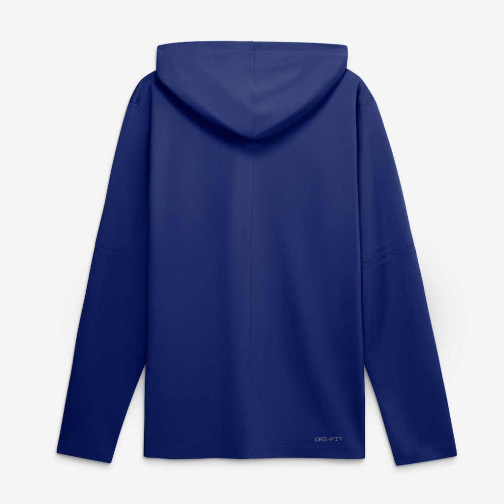 Los Angeles Dodgers Authentic Collection Dri-FIT Long Sleeve Hooded T-Shirt Royal | Nike
