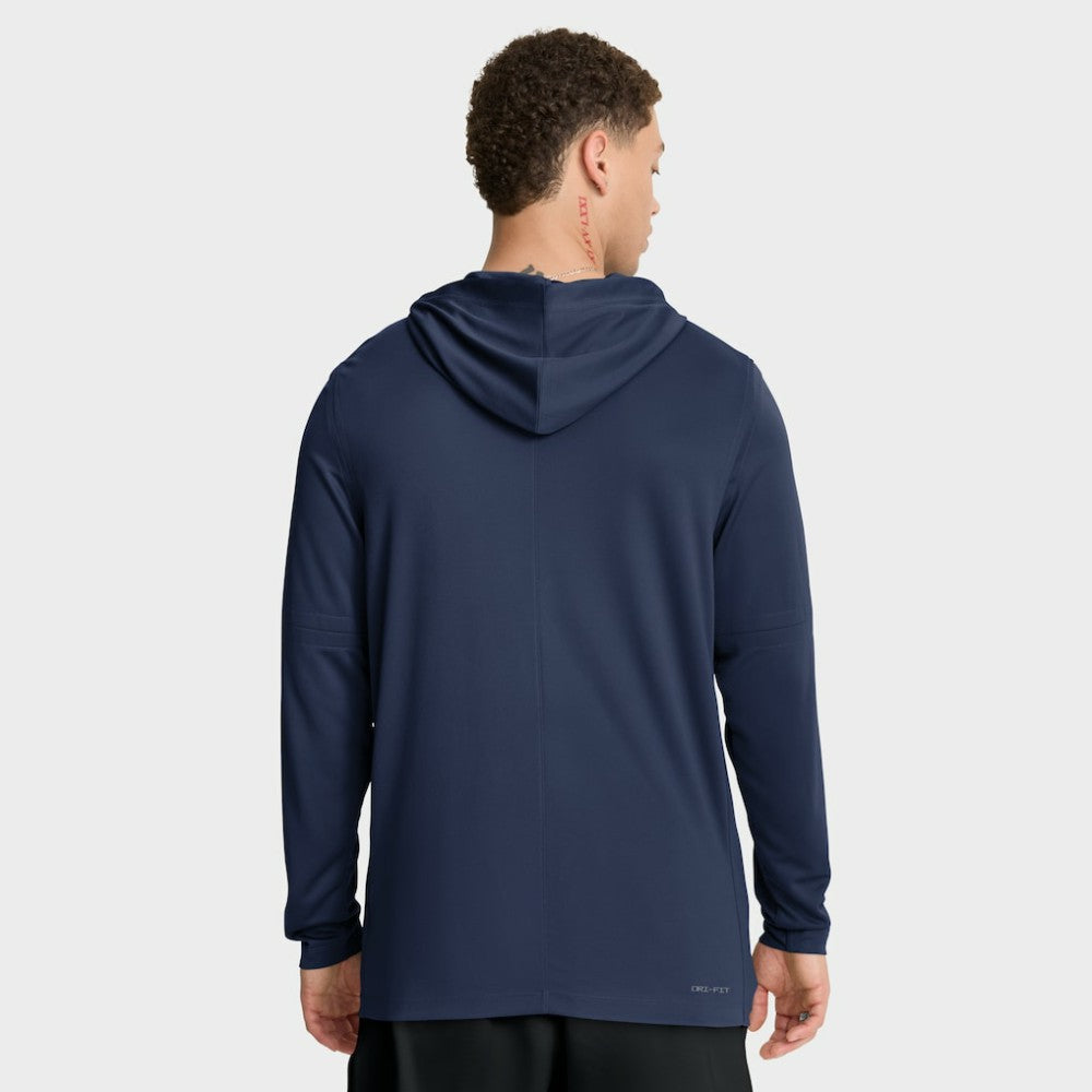 Houston Astros Authentic Collection Dri-FIT Long Sleeve Hooded T-Shirt Navy | Nike